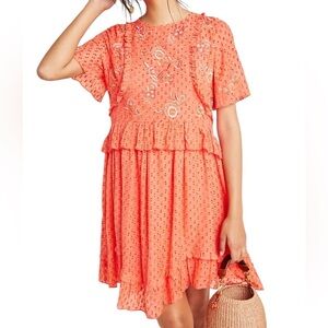 Anthropologie NEW Ranna Gill Basilia Embroidered Tunic